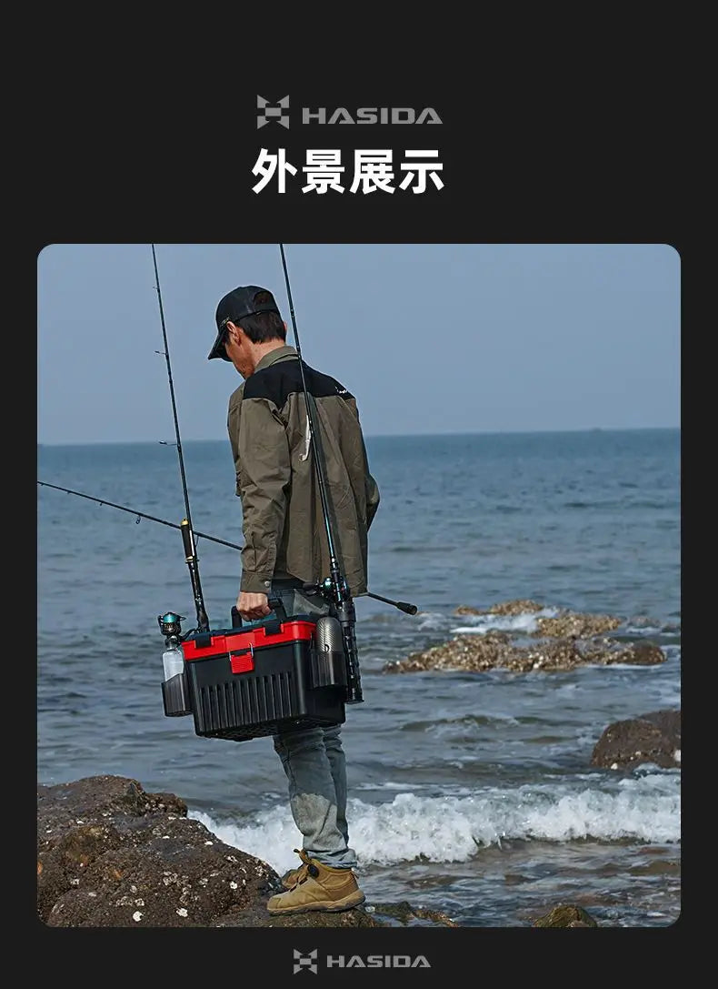 Thickening Living Fish Bucket Box Multifuntion Fishing Ice Box Rod Box Folding Cooler Fishing Tackle 아이스박스 낚시쿨러 Tool Box 태클박스