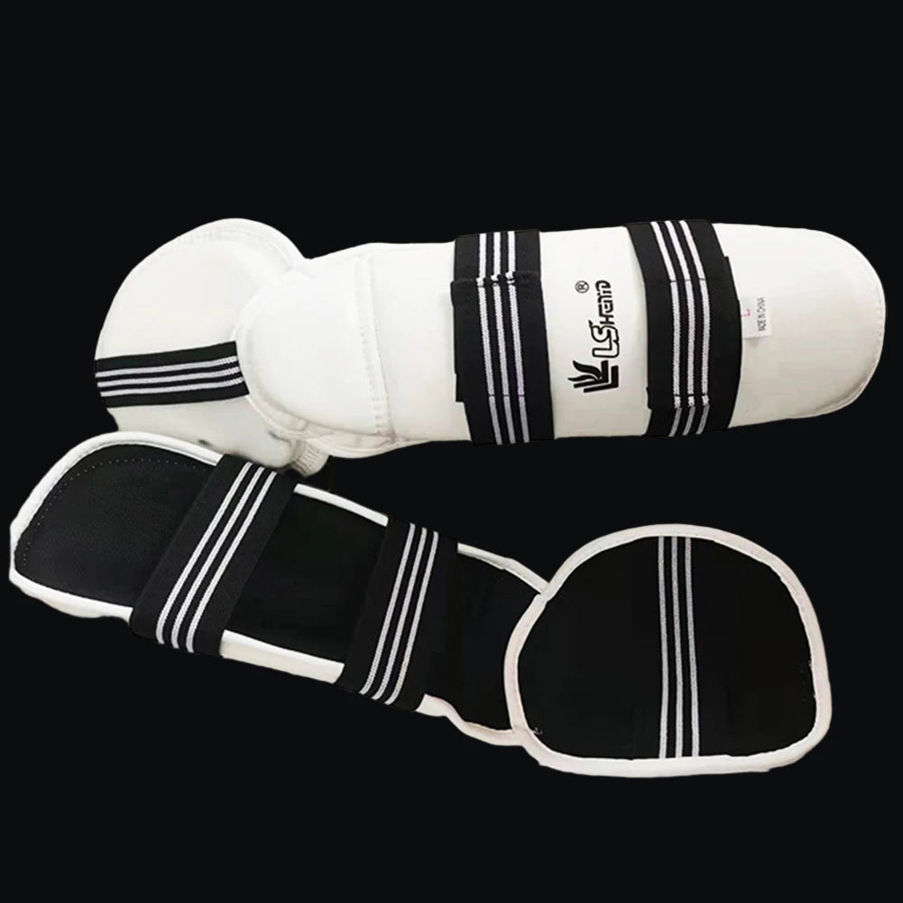 Taekwondo Arm Leg Protection Set Adult Thick Karate Boxing Sanda Martial Arts Training Sports Protective Gear