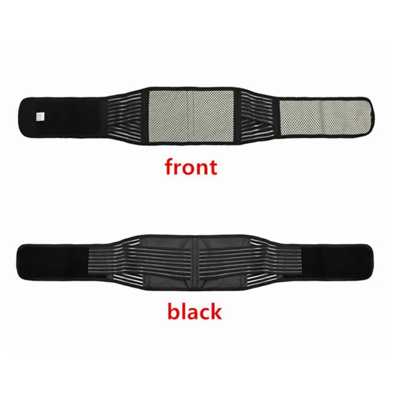 Adjustable Neoprene Double Pull Lumbar Support Lower Back Belt Brace Pain Relief Band Gym Fitness Belt For Waist Protection