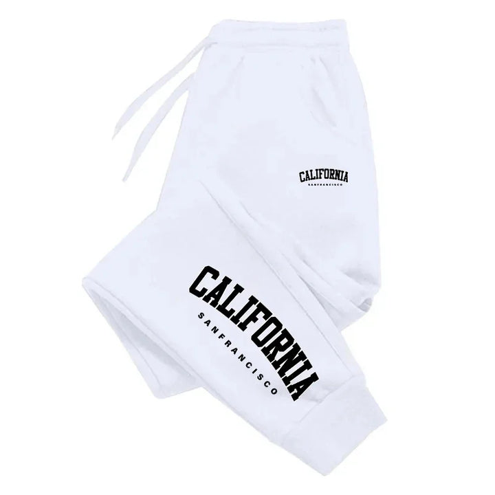 California Printed Jogging Pants Sports Pants Fitness Running Trousers Sports Style Sweatpants Pants Men Tracksuit Sweatpants