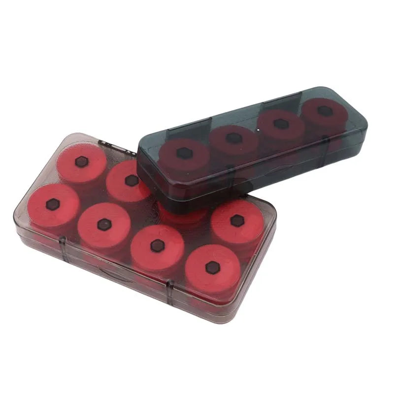 8/16Pcs Foam Winding Board Fishline Shaft Bobbin Spools Tackle Box Red Lines Fish Mainline Assembly Boxes Fishing Accessory