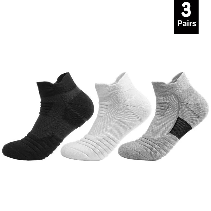 1/3 Pairs Anti-slip Football Socks Men Cotton Sock Short Long Tube Soccer Basketball Sport Socks Breathable Deodorous Sock 39-45