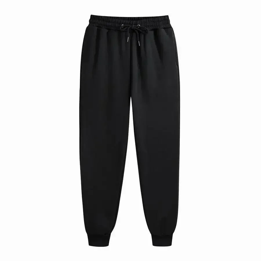 Men's Casual Sweatpants Spring Autumn Printed Jogger Pants Gym Sports Fitness Trousers Mid Waist Drawstring Training Fleece Pant