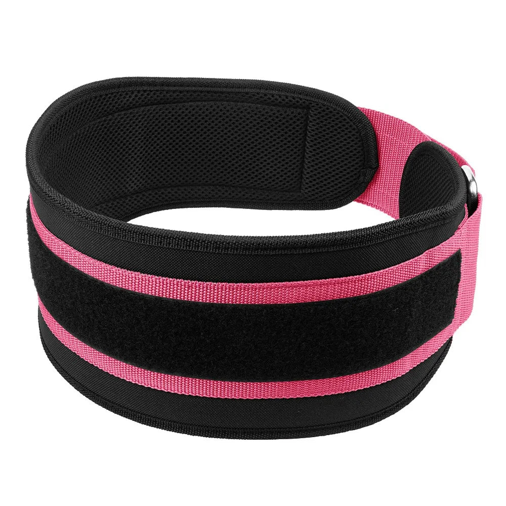 Weight Lifting Belt Back Support Workout Belt with Metal Buckle for Men Women Gym Squats Deadlifts Powerlifting Cross Training