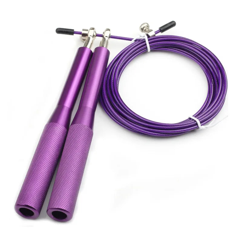 New Fitness Jump Ropes Crossfit Heavy Steel Wire Speed Jump Rope for Boxing MMA Training Equipment Gym Exerciser Skipping Rope