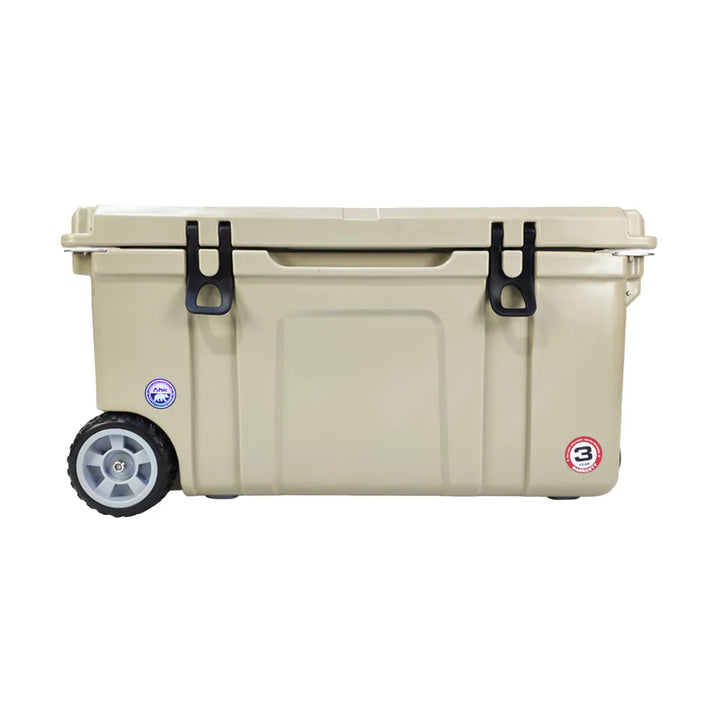 Portable Rotomolded Wheel Cooler Box, Fishing Tackle Boxes, Ice Chest, Fishing Products, 75L