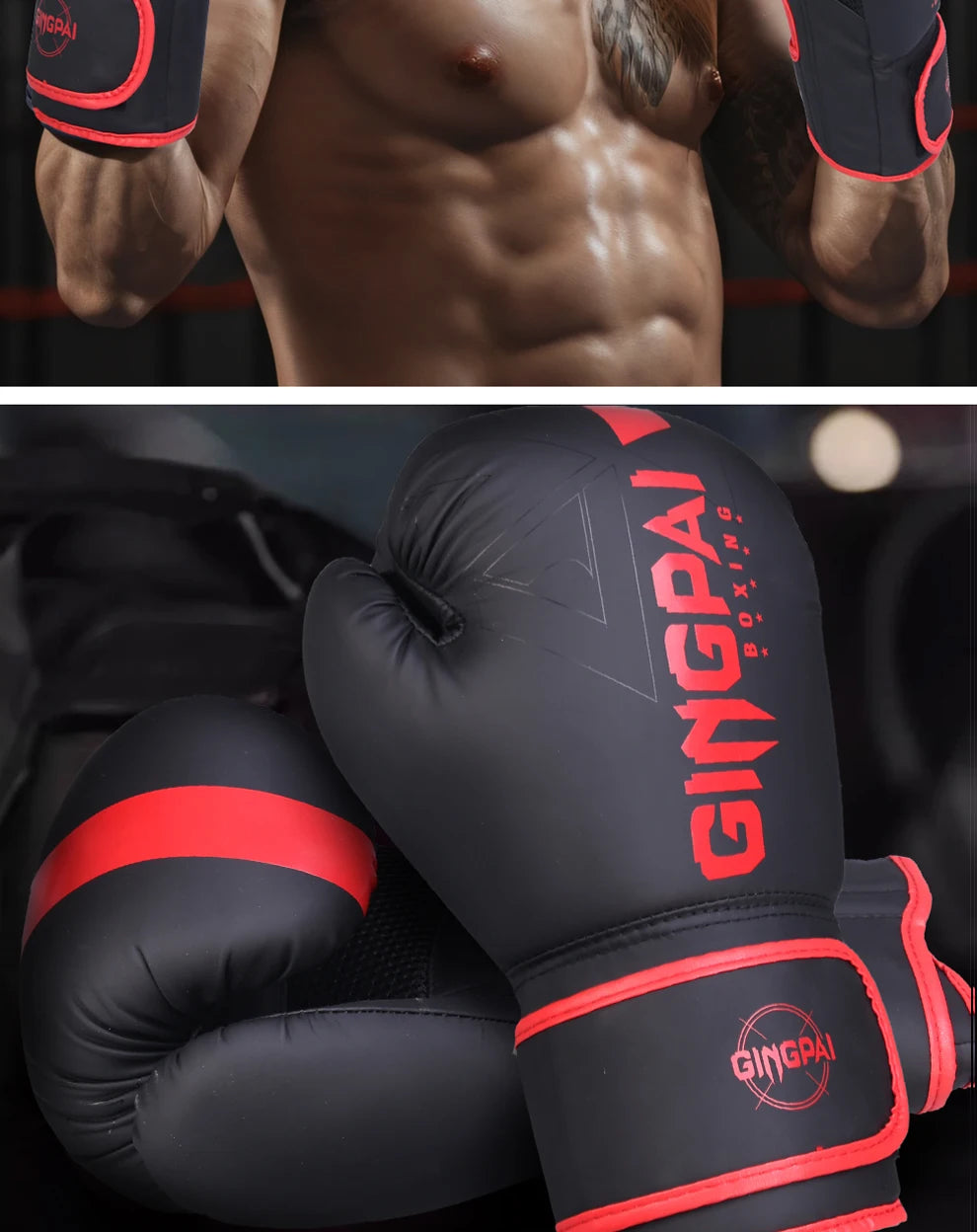 Professional 6/8/10/12/14oz Boxing Gloves PU Muay Thai MMA Profession Kickboxing Adults Sandbag Training Gloves Equipment