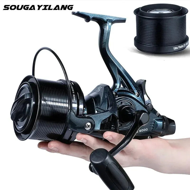 Sougayilang Fishing Reel 9000-12000 Series Surf Fishing Reel Ultra Smooth 20kg Powerful Spinning Reel for Carp and Sea Fishing