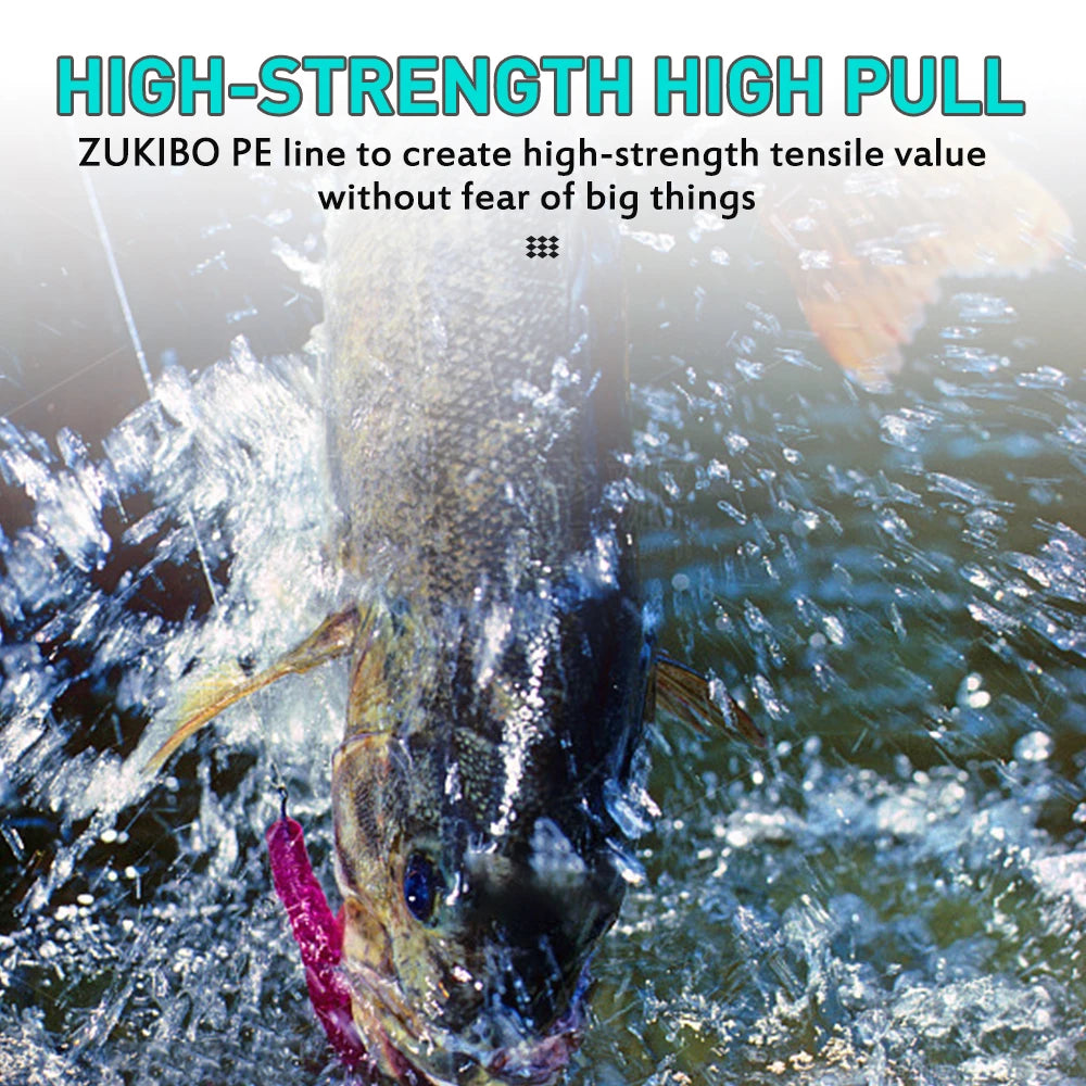 ZUKIBO X13 Japan Performance Multifilament PE Line Smooth Super 13 Strands Braided Fishing Line 150m 200m Durable Saltwater Line