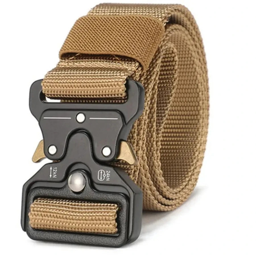 Men Belt Outdoor Hunting Outdoor Work Training Belt Woven Belt Canvas Multi Function Belt Denim Belt