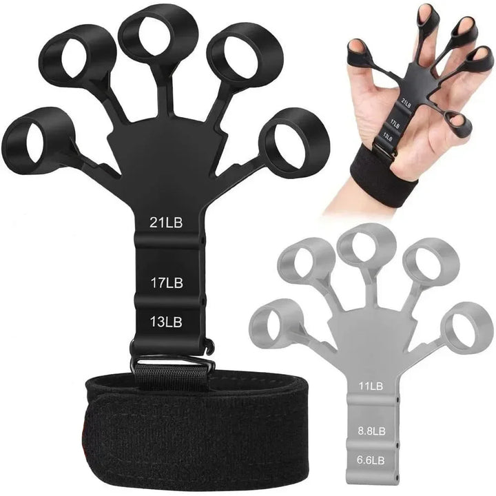 6 Resistance Levels Hand Grip Hand Strength Trainer Rehabilitation Physical Tools Fitness Finger Gripper Gym Expander Portable