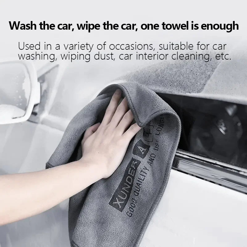 Car Wash High End Microfiber Towel Car Cleaning Drying Cloth Hemming Car Care Cloth Detailing Wash Towel