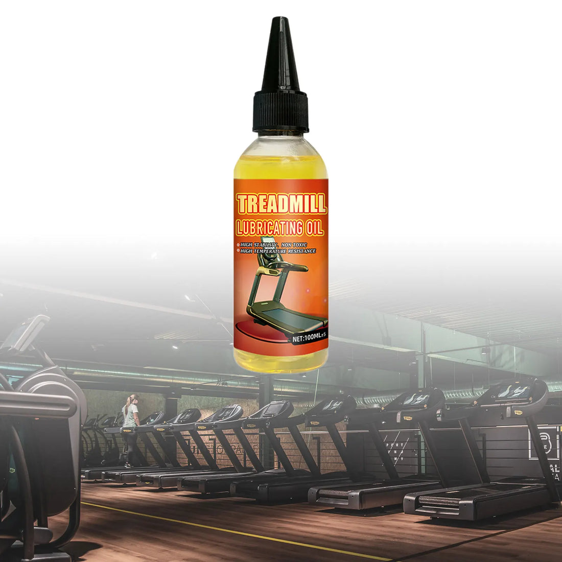 Premium Treadmill Lubricant 60-200ml Universal Running Machine Oil Maintenance Lubricating for Gym Accessories Maintenance Tool