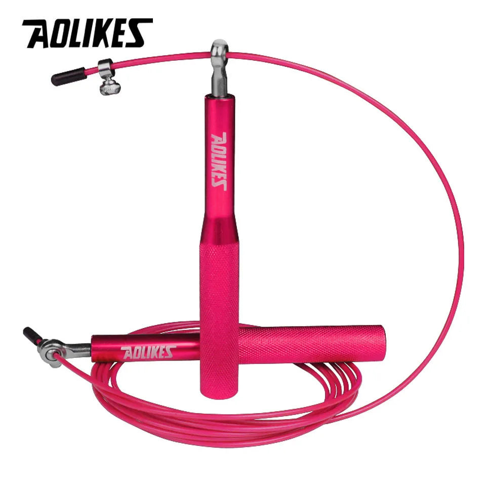 AOLIKES Crossfit Jump Rope Professional Speed Bearing Skipping Fitness Workout Training Equipement MMA Boxing Home Exercise