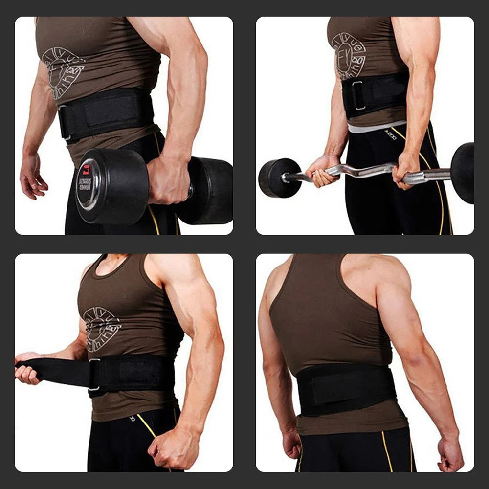 Weight Lifting Belt Back Support Workout Belt with Metal Buckle for Men Women Gym Squats Deadlifts Powerlifting Cross Training