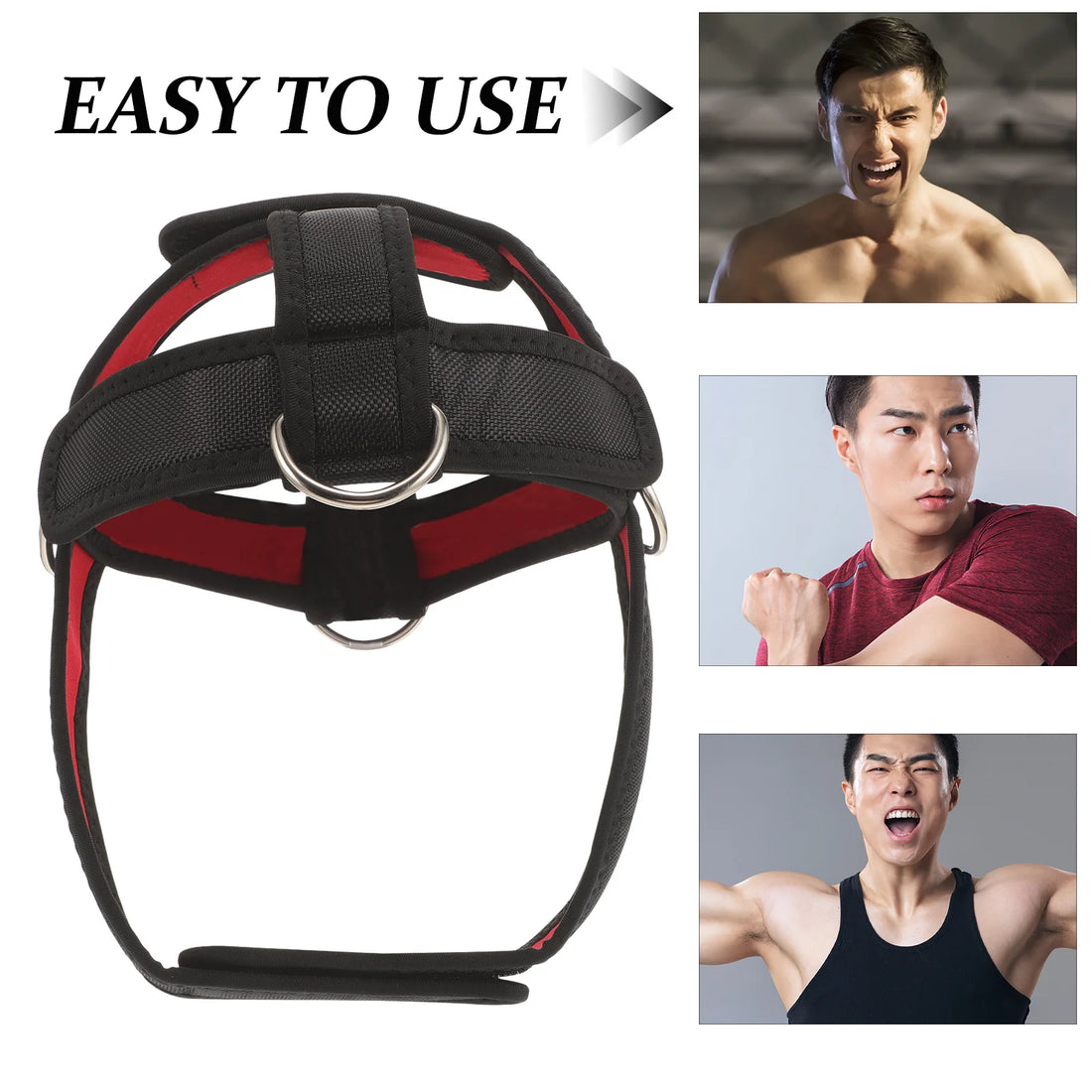 Head Training Harness Neck Strength Training Portable Neck Trainer Practical Neck Tool For Gym Indoor Neck Trainer