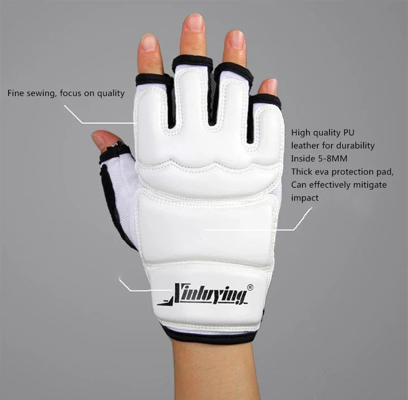 Half Fingers Adults Boxing Fighting Kids Sandbag Training MMA Sanda Karate Muay Thai Fitness Taekwondo Protector Boxing Gloves