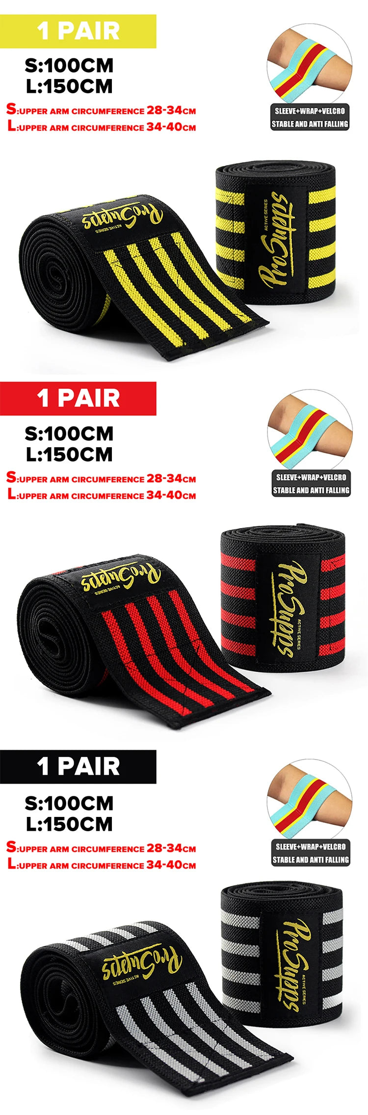 1PC PSII Premium Elbow Pads Wrap Elbow Strap Bandage Brace Support Gym Fitness Sport Protecter Pad for Weightlifting Bench Press