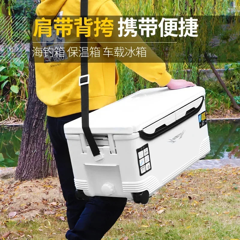 Fishing Box Wholesale Thickened Cooler Bait Storage Outdoor Insulated Ice Car Gear Set