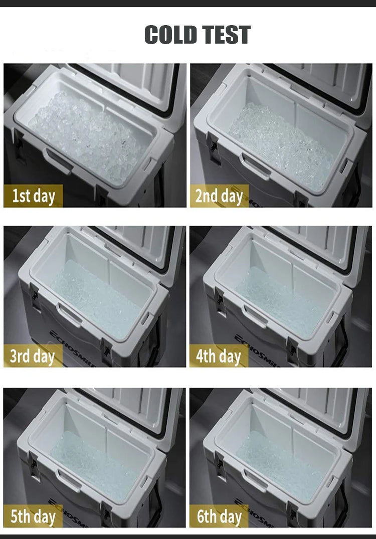 Picnic White Rotomolded Portable Coolere Box Ice Chest For Car Fishing