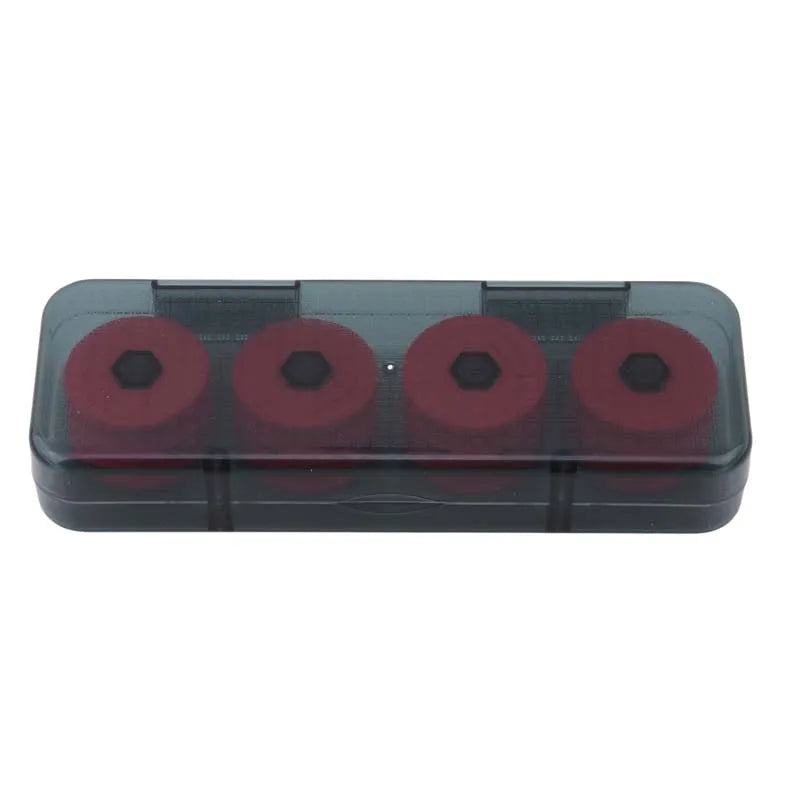 8/16Pcs Foam Winding Board Fishline Shaft Bobbin Spools Tackle Box Red Lines Fish Mainline Assembly Boxes Fishing Accessory