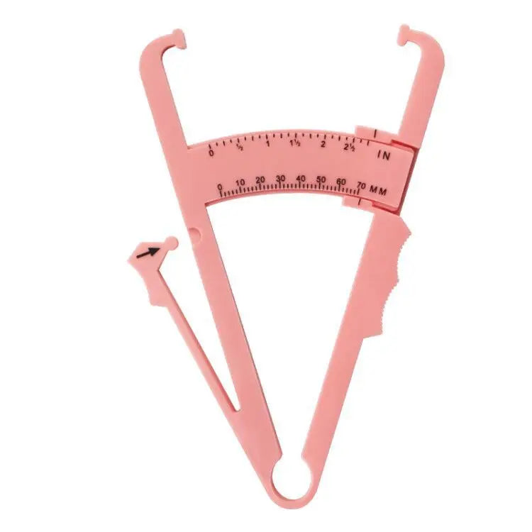 1Pcs Crossfit Body Fat Loss Tester Calculator Fitness Caliper Clip Measurement Slim Skin Fold Body Fat Chart Gym Equipment