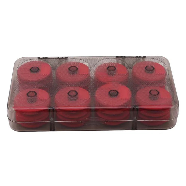 8/16Pcs Foam Winding Board Fishline Shaft Bobbin Spools Tackle Box Red Lines Fish Mainline Assembly Boxes Fishing Accessory