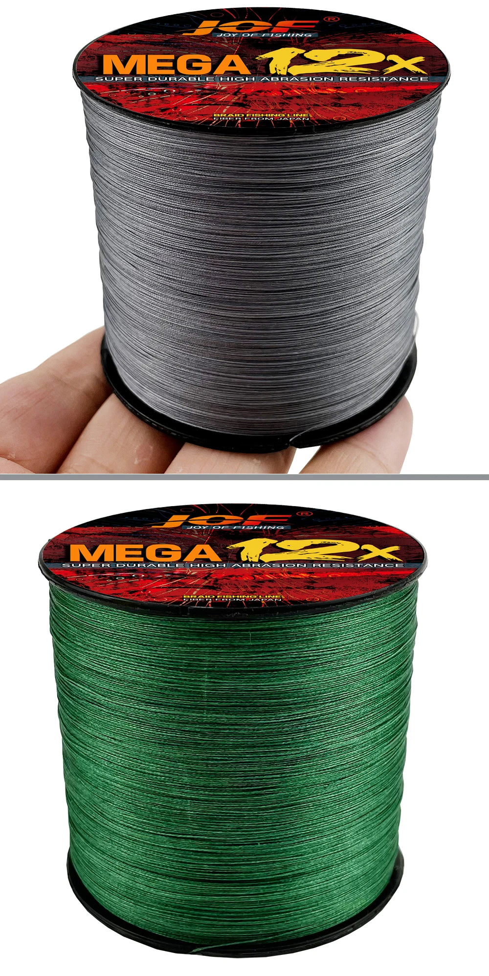 JOF Braided Fishing Line 8 Strand 12 Strand 500M Multifilamento Carp 100% PE Fly Sea Saltwater Weave Extreme Strong Pesca Japan