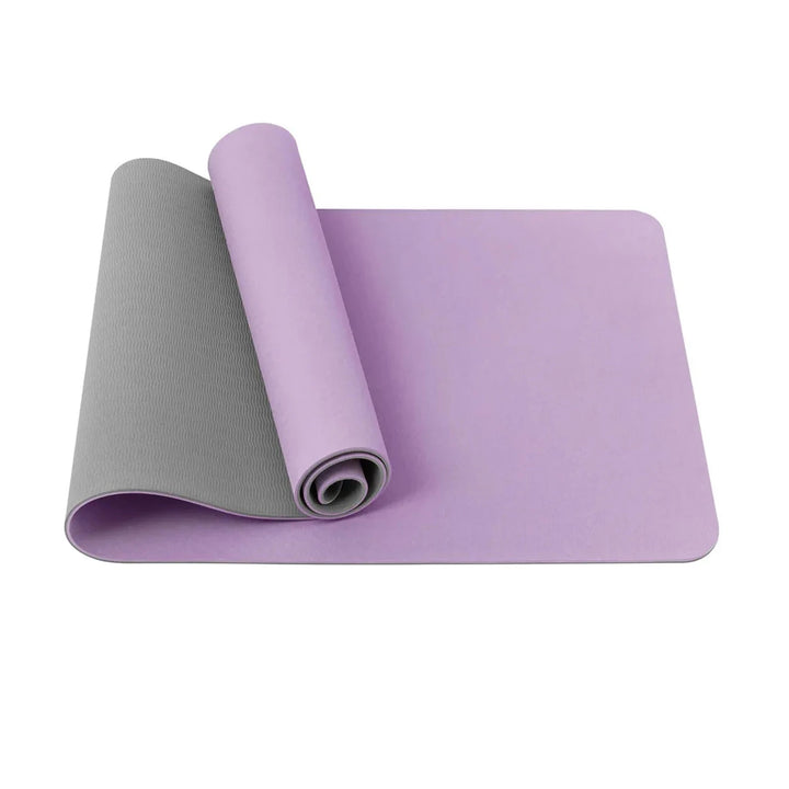 Yoga mat 1/3 inch super thick yoga mat double-sided non-slip, professional TPE yoga mat, suitable for yoga, Pilates and floor ex