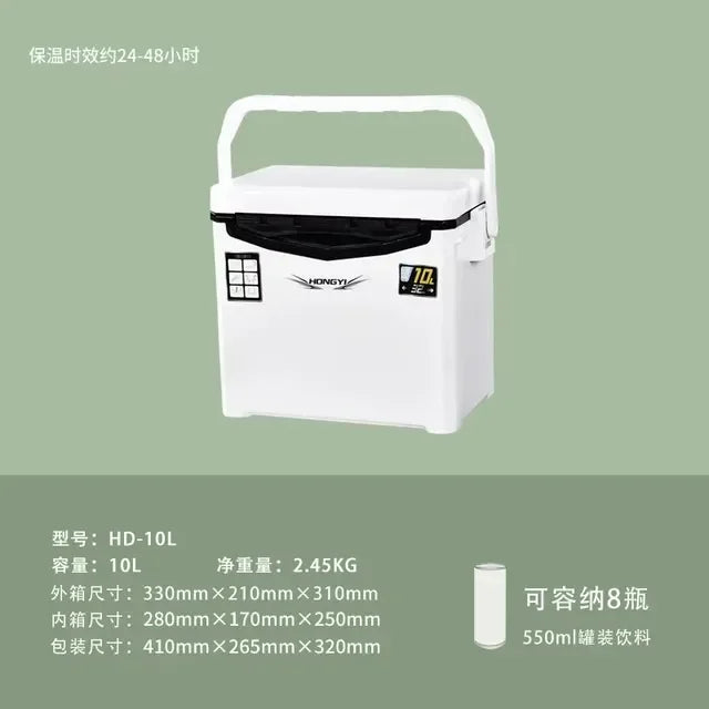 10L 18L 28L 32L 36L 70L 85L Sea Fishing Solar Fishing Ice Box With Wheel Shrimp Box Cooler Fishing Box Refrigerator Incubator