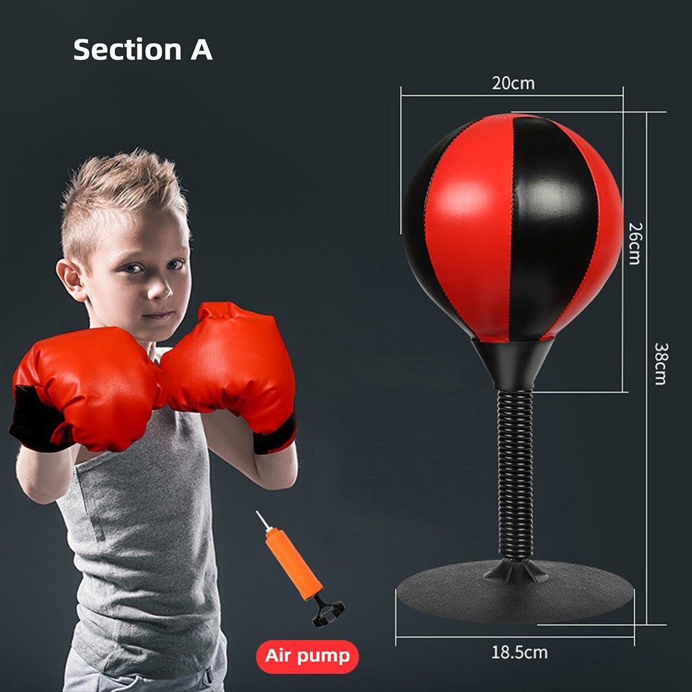 Children's Boxing Bag With Spring Multifunctional Boxing Tool Sport Musculation Training Home Gym Toys For Kickboxing Kids