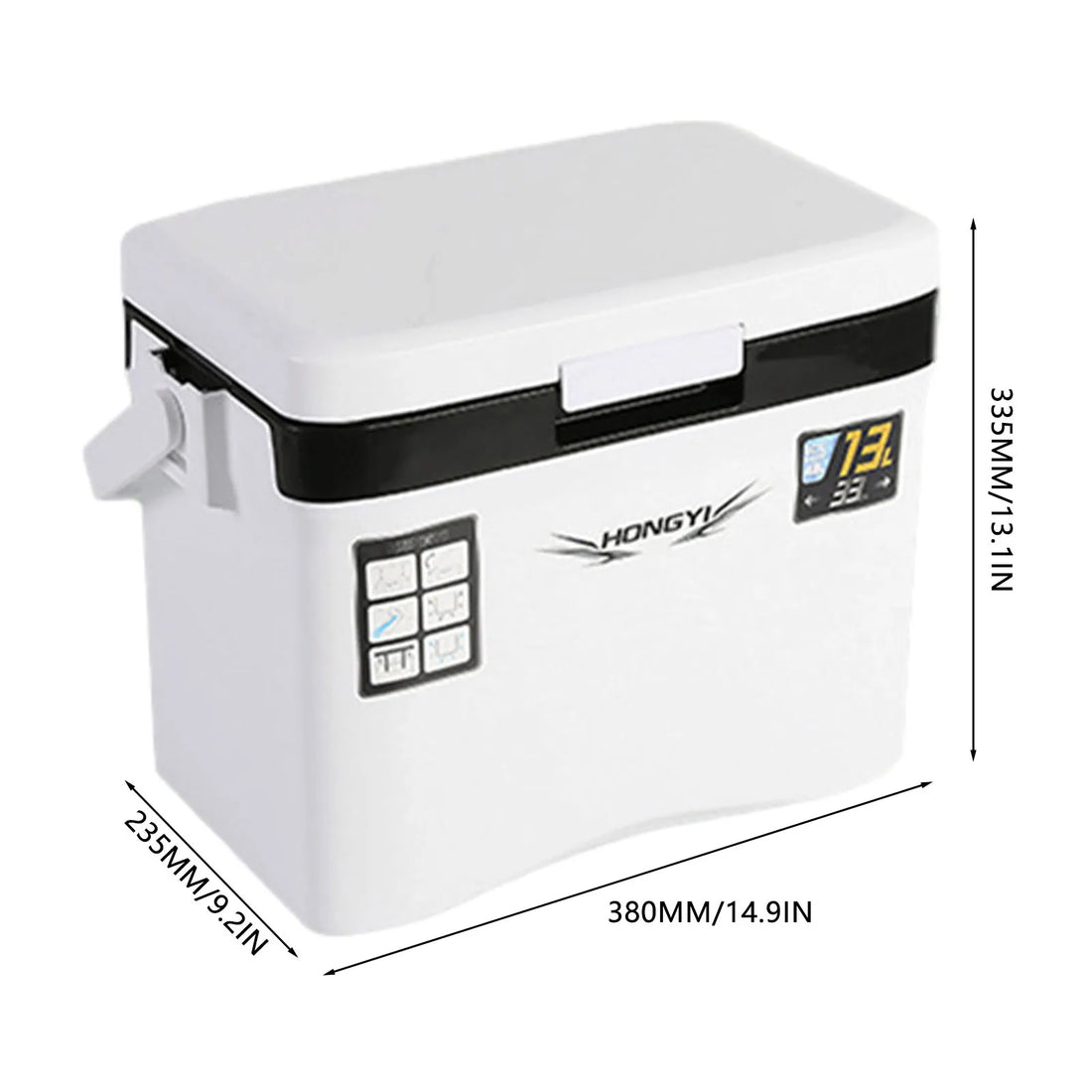 10-22L Fishing Cooler Box Fishing Live Bait Cooler Tackle Box Fish Lure Box Refrigeration Case Camping Heat Preservation Box