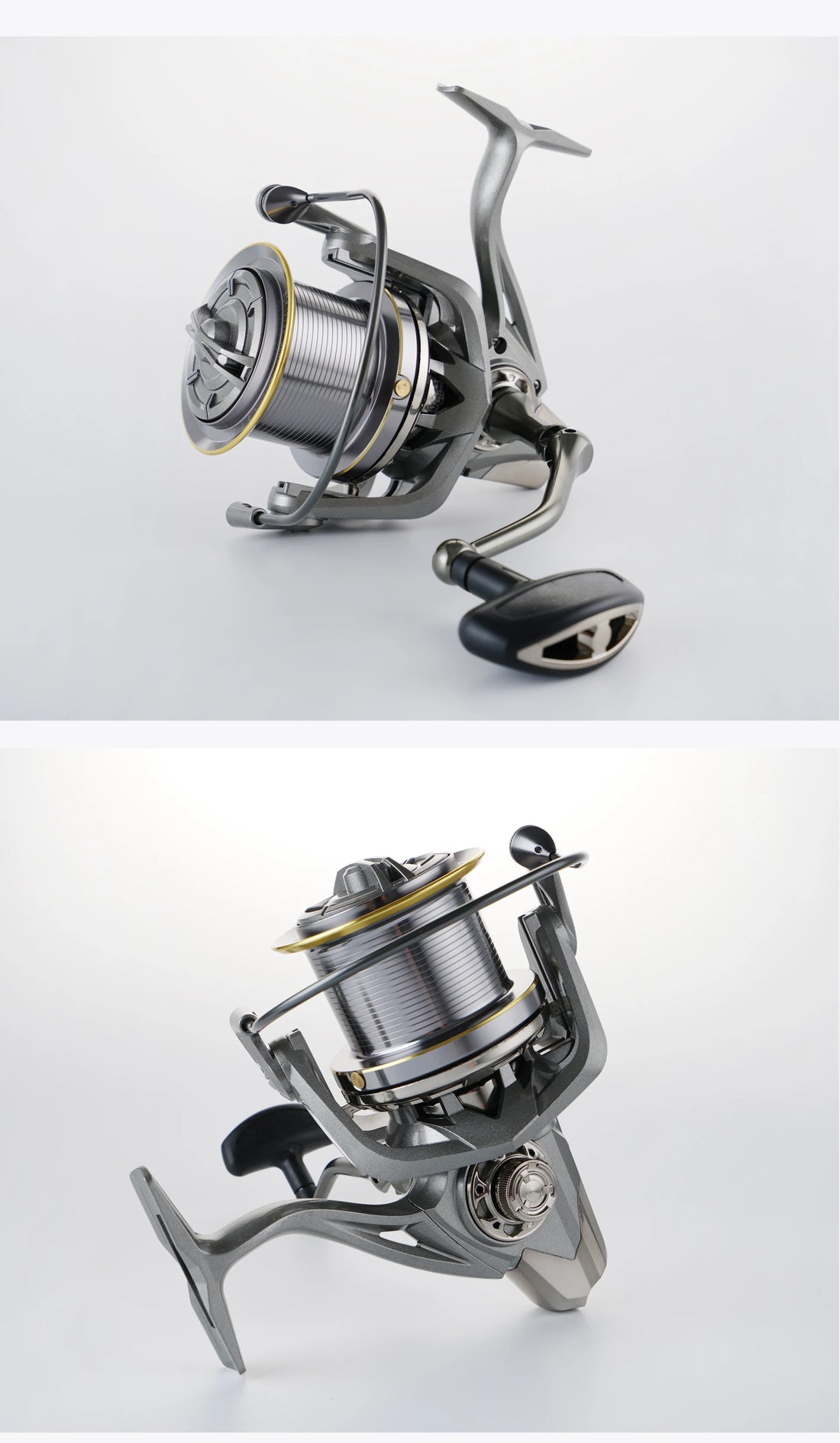 Huidiao Stainless Steel Bearing Spinning Fishing Reel 8000 9000 10000 12000 14000 25KG Powerful Reel Saltwater Fresh Water Drag