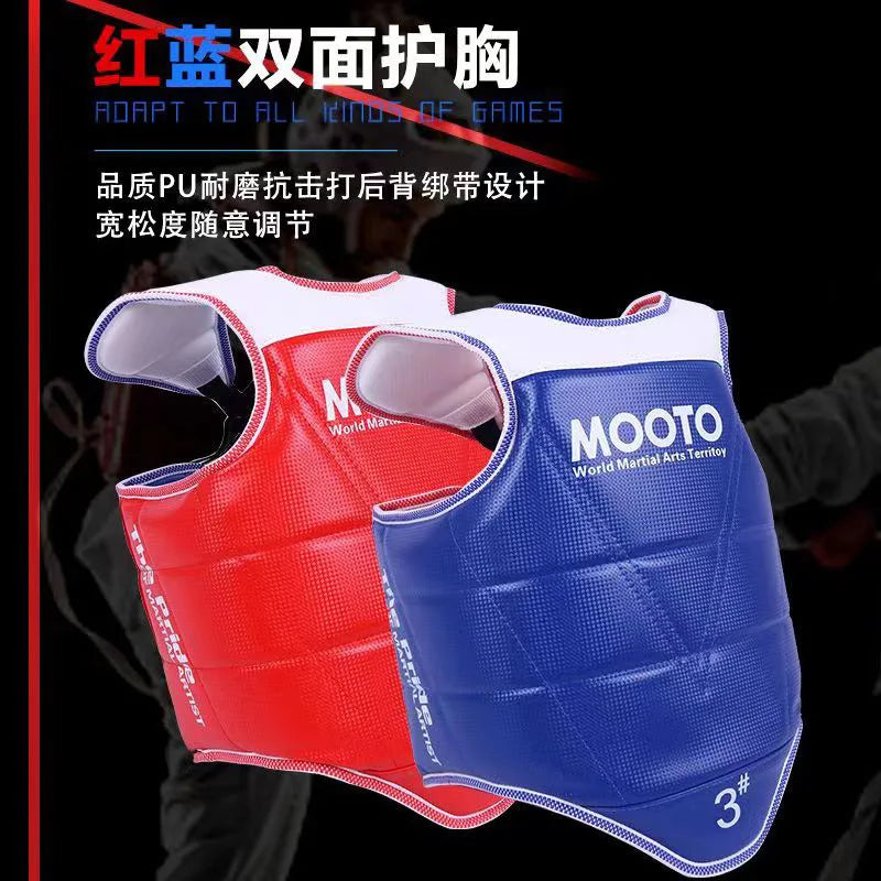 Chest Protector Taekwondo Protective Equipment Combination Boxing Competition Taekwondo Protective Breast Protection Profession