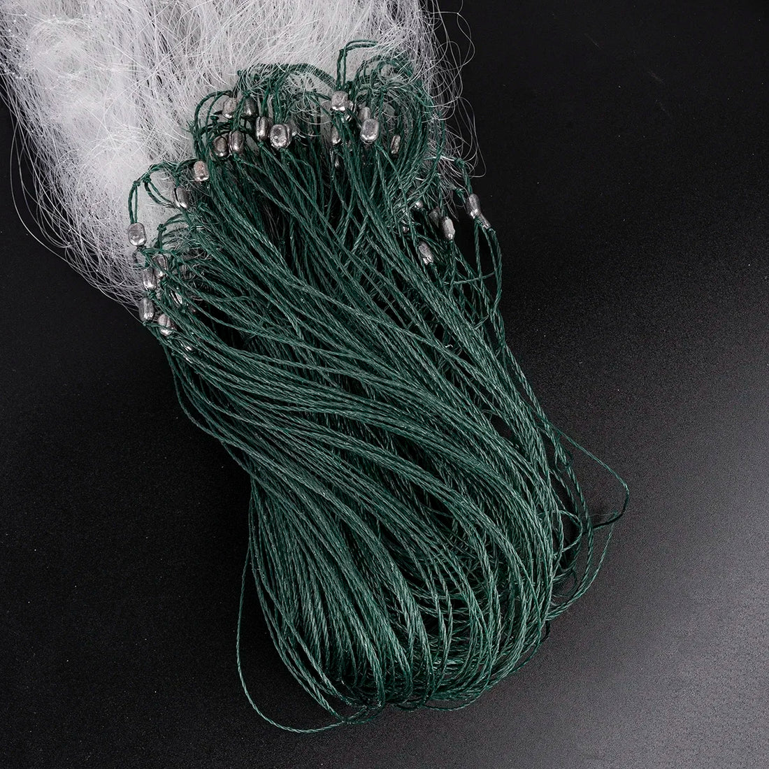 50M Length 1.65M Depth Fishing Net 3 Layer Nylon Trap with Floats Gill Net Sticky Sinking Net Fish Network for Hand Casting