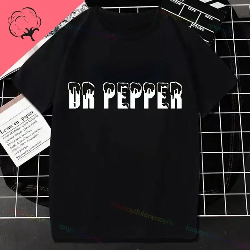 Half Human Half Dr Pepper- Diet Dr Pepper Women's Fashion TShirt Pure Cotton Pure Humor Style All Season Essential T-shirt