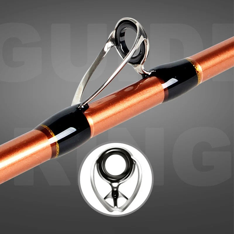 Fishing Rods 2 Sections 1.2m 1.3m 1.4m 1.5m 1.6m 1.8m UL Power Carbon Ultralight Spinning Casting Fishing Rods