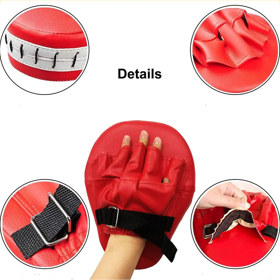 Kick Boxing Gloves Training Adults Kids Equipment Pad Punch Target Bag Men MMA PU Karate Muay Thai Free Fight Sanda Boxing Gear