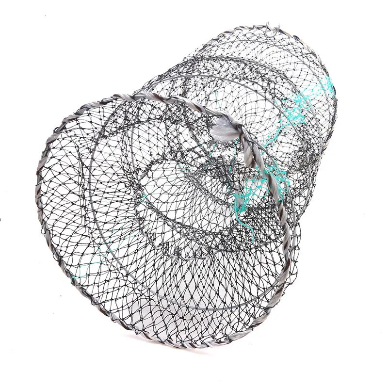 Telescopic Foldable Crayfish Crab Fish Trap Net Shrimp Lobster Cage Collapsible Portable Fishing Folding  network