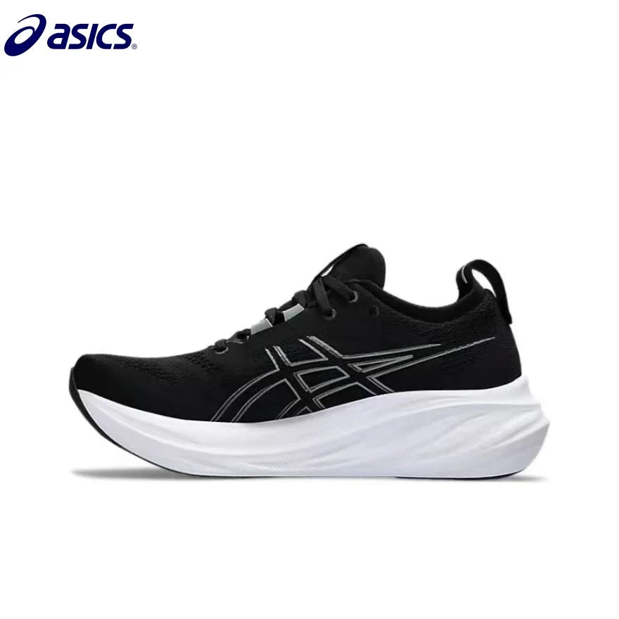 Original Asics Nimbus 26 Running Shoes Men Cushion Wear-resistant Actual Combat Shoes Unisex Sneakers