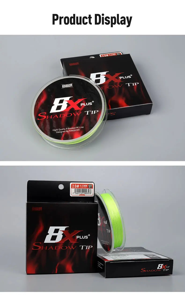 Kingdom Micro Hot Fishing Lines 8 Strands Braided PE 150m 300m Japan Smooth Multifilament Fishing Line PE Line Seawater fishing