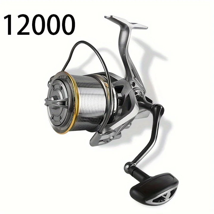 GLS Big Spinning Fishing Reel, 8000 9000 10000 12000 14000 Reel Drag 20KG Powerful Reel, Saltwater Fresh Water Fishing