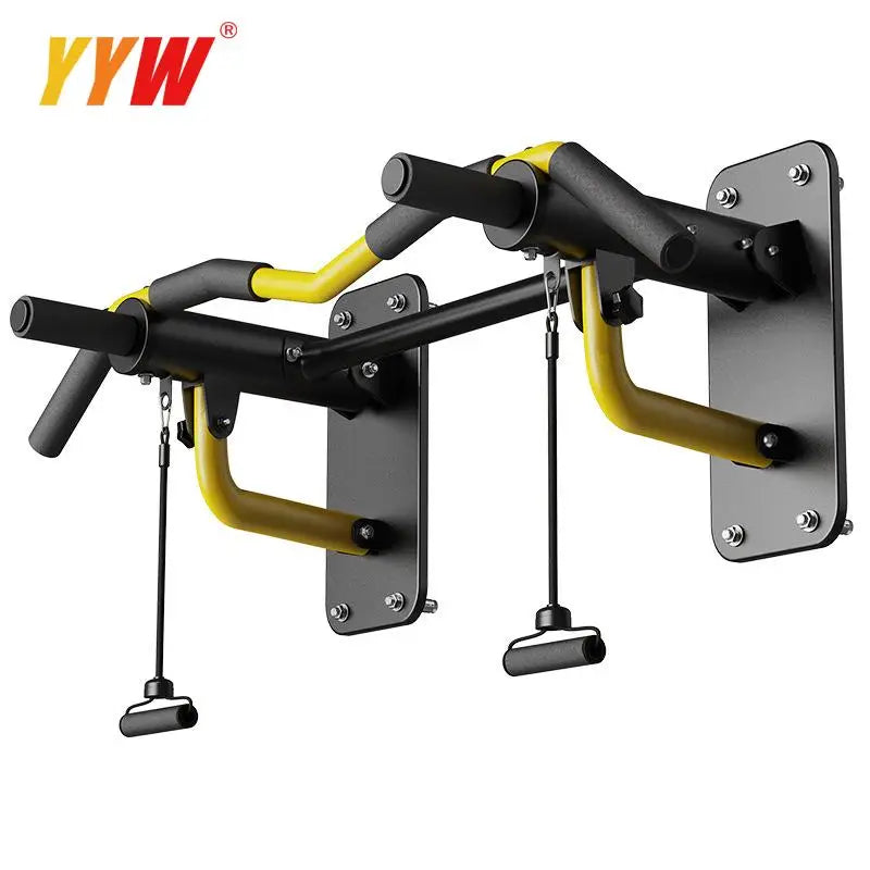 Wall-mounted Horizontal Bar Multifunctional Pull-up Training Rod Wall Hanging Sandbag Rack Home Gym Fitness Workout Equipment