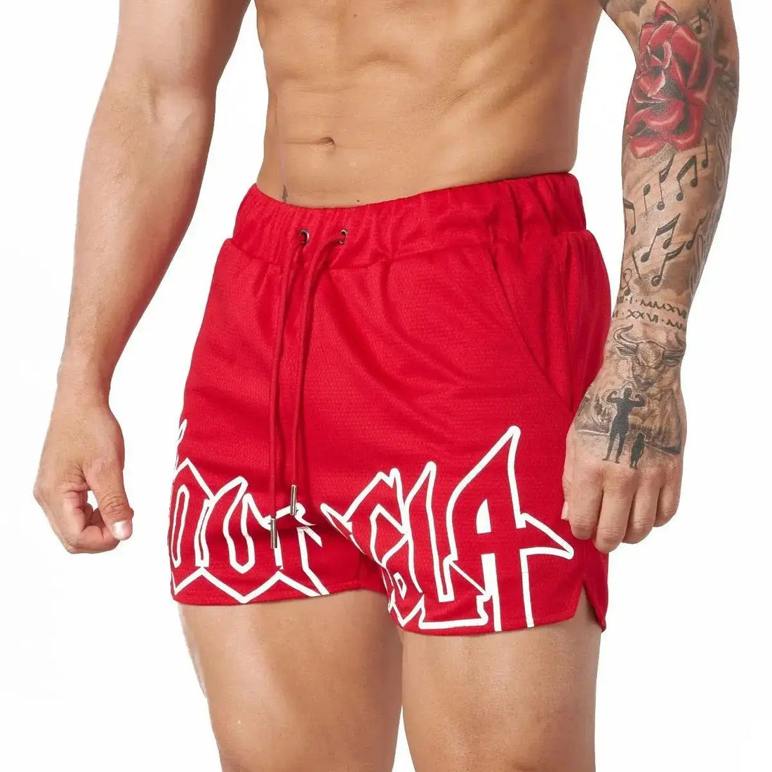 Summer new sports and fitness shorts with mesh, quick drying, breathable running, basketball training, casual shorts