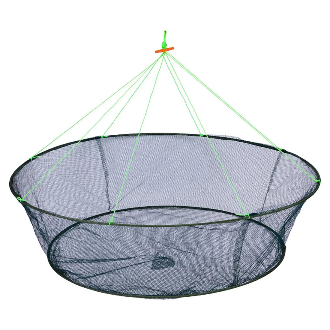 80/100cm Loose Mouth Folding Drop Fishing Net Shrimp Catcher Tank Casting Network Fish Eels Trap Cage Prawn Bait Crab Netting