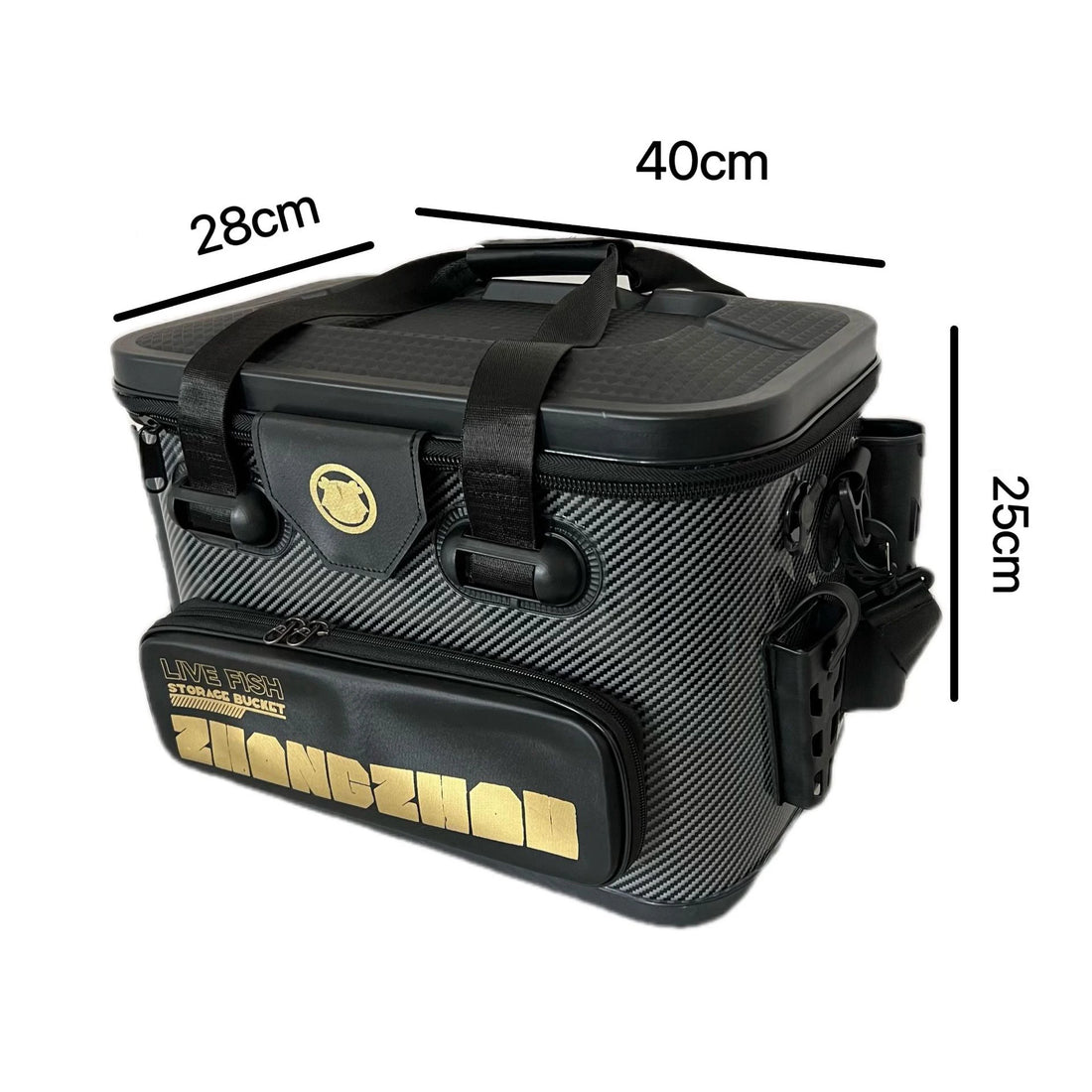 EVA Multifunction Fishing Bucket Thickened Live Fish Box With Aeration Hole Outdoor Fishing Camping Bags Accessories 36/40/46CM