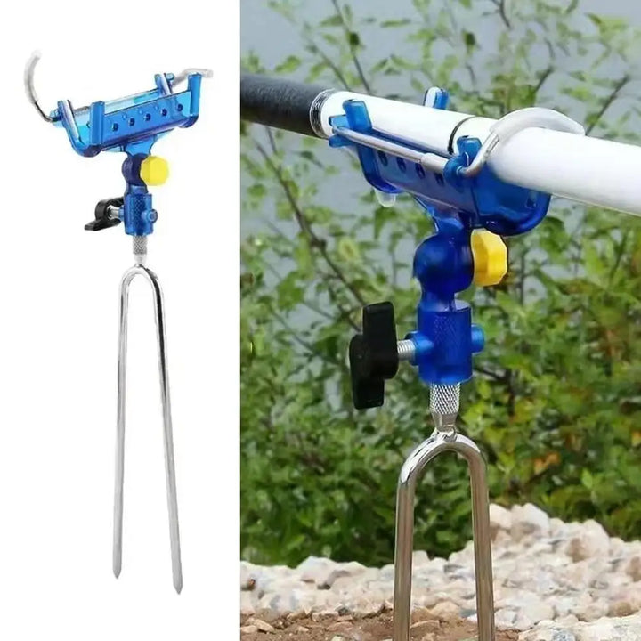 Fishing Rod Holder Abs Metal Fishing Rod Ground Insertion Bracket Outdoor Adjustable Fishing Accessories A9f2