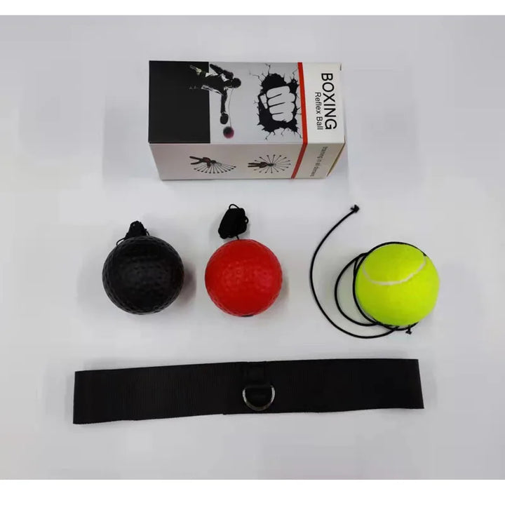 DUELTIGER Boxing Reflex Speed Ball Boxing Reflex MMA Sanda Training Hand Eye Reaction Thai Boxeo Fitness Equipment Gym PU Punch