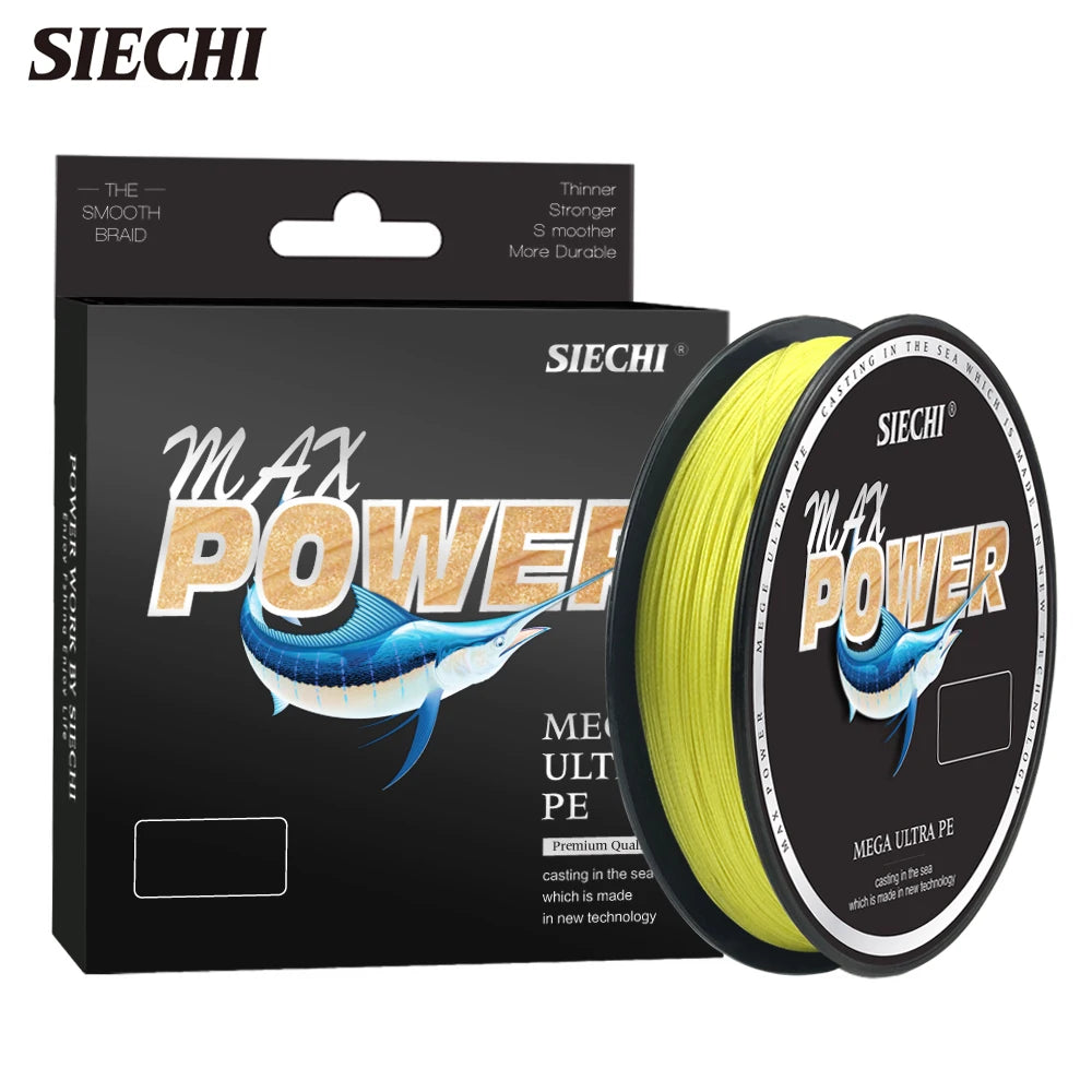 SIECHI 16 Strand Japan Braided Line Multifilament Fishing Line 150M 500M Carp Fishing Accessories 18-110LB Pe Line 8 Braid Wire