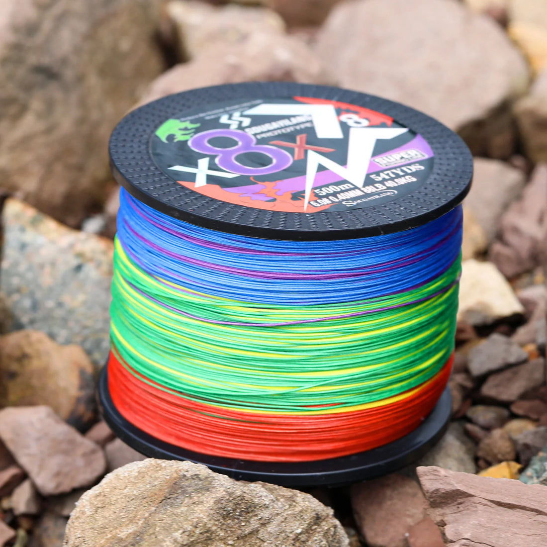 Sougayilang 8 Strands Braided Fishing Line 100M 300M Multifilament Carp Fishing Multifunction PE Fishing Line for 22-88LB Pesca